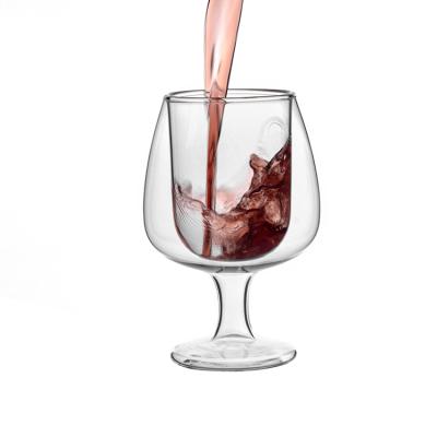 China Viable High Quality Custom Logo Hand Engraved Lead-Free Crystal Glassware Glasses Like Red Wine Glass Cup for sale