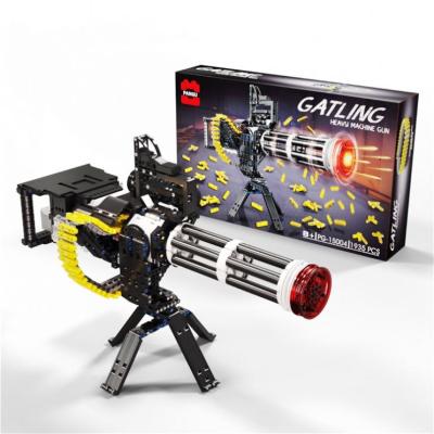 China Building Toy DIY PG-15004 Gatling Model Gun Block Creative Buliding Gun 1935pcs for sale