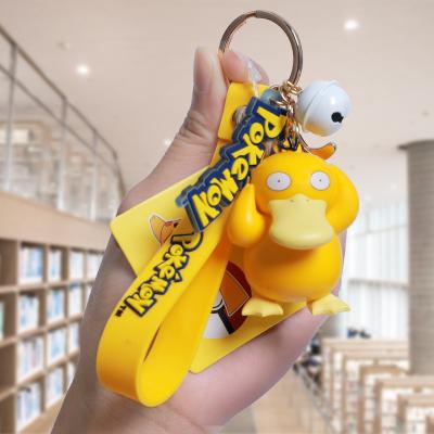 China HOT Factory Pokemon Vivid Japanese Anime Cartoon Genuine 3D PVC Pokemon Purse Car Key Decoration Gift Authorized Key Chain Toy for sale