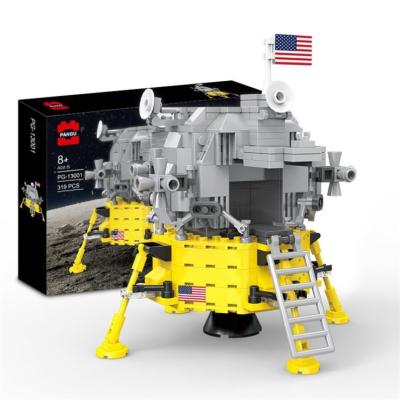 China Building Toy Best Seller 319Pcs Apollo 11 Lunar Module Space Station Space And Aerospace Building Blocks Assemble Block Toys Gift For Kids for sale