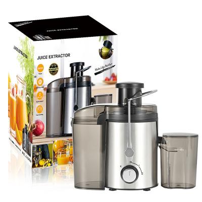 China Household Factory Price Amazon Hot Sale 400W Stainless Steel Extractor Juicer Power Juicer With Circle for sale