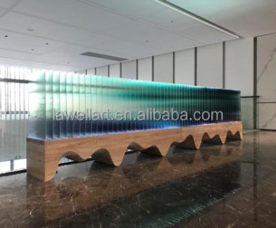 China Modern custom glass artist acrylic sculpture from Europe LAWELL, large indoor acrylic sculpture for sale