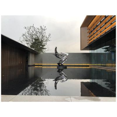 China Modern Hot Selling Best Quality Metal Sculpture Public Outdoor Decor Mechanical Decor Base for sale