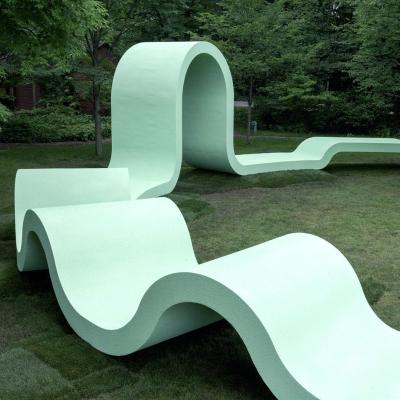 China Public Sculpture Custom Made in Europe Lawellart Art Park Chair Large Outdoor for sale