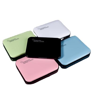 China Durable Plastic Waterproof Dustproof Portable Fashion Mask Eco-Friendly Reusable Storage Box for sale