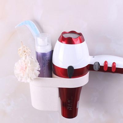 China Modern New Arrival Multifunctional Hair Dryer Rack Shelf No Fan Drilling Rack Creative Bathroom Storage Organizers for sale