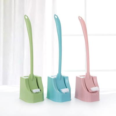 China Modern Plastic Toilet Brush Set With Holder Toilet Cleaning Brush Toilet Brush for sale