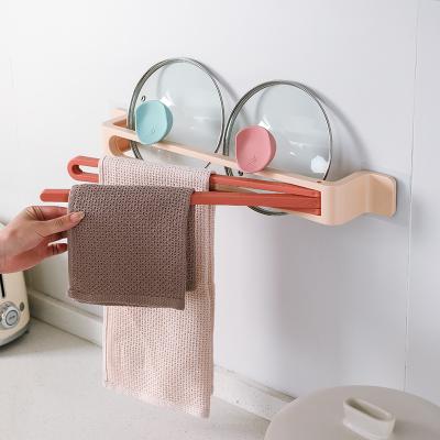 China CLASSIC Plastic Towel Rack Single Towel Pole High Quality Single Towel Rack for sale