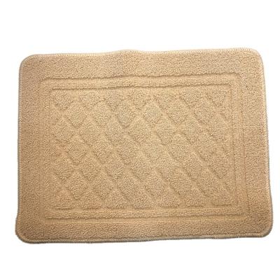 China Factory Sustainable Sale Customized Non Sliding Bath Mat Fast Absorbent Earth Bathroom Mat Door for sale