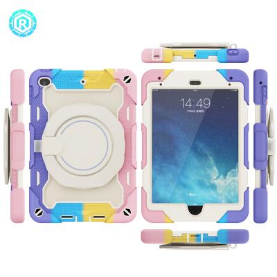 China Fanshion Fashionable Shockproof Tablet Case For iPad Mini Portable Hand Strap Silicone Cover For iPad mini 4 7.9 inch Case for sale