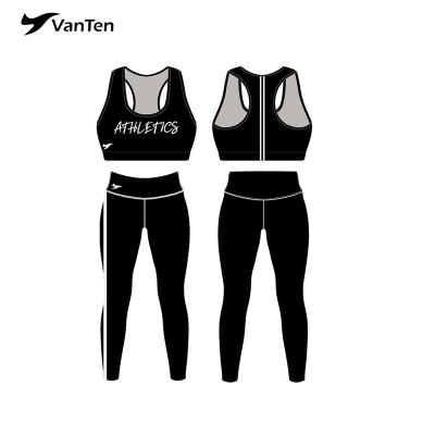 China Breathable Custom Logo Hot Girl Club Dance Wear Cheerleading Practice Wear for sale