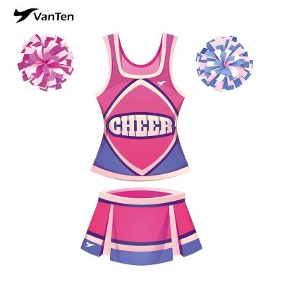 China High Quality Green Trainning Cheerleading Uniforms Cheerleading Uniforms Cheerleader Costume Uniform for sale