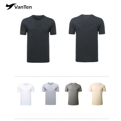 China Wholesale Custom Made Plain Custom Men's T-shirt White Logo OEM Men's Cotton Anti-Wrinkle T-shirt T-shirt for sale