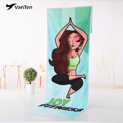 China Compressed Custom Microfiber Rally Towel Promotion Slogan Cheering Towel for sale