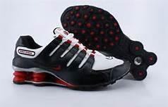 China Men's Nike Shox NZ Shoes Black and red sculpture for sale