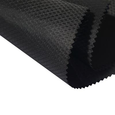 China waterproof double line diamond ribstop oxford fabric pu coating for tent computer bag awning sofa material for sale