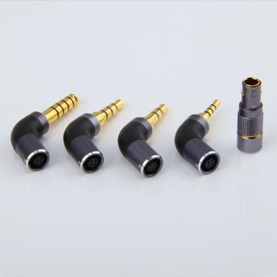 China audio & Video Quick-Switch Modular Plug 120 Degree 3.5mm 2.5mm 4.4mm Stereo Balanced Plug Connector Pro Set for sale