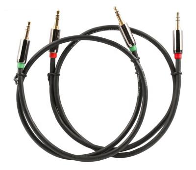 China The other male 3.5mm aux cable. of Jack Speaker Line Copper Braid of cable manufacturer for sale