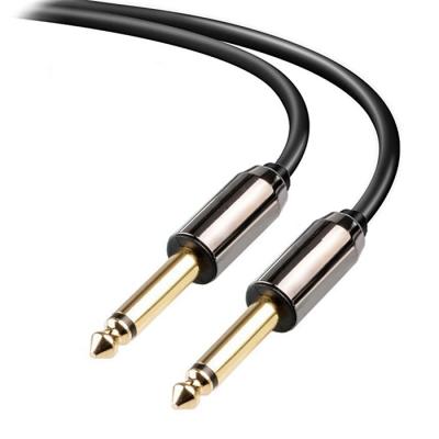 China Wholesale Small 6.35mm in Lots Multimedia Guitar Jack Audio 1/4 Inch Instrument Cable for Electric Guitar Keyboard for sale