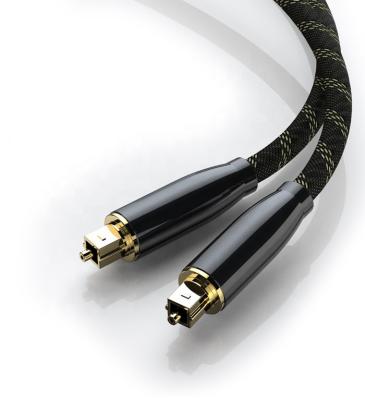 China Sufficient Car Supplies Gold Plated Optical Toslink Male To Toslink To 5.1 Toslink Optical Fiber Audio Cable for sale