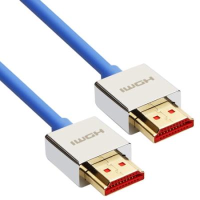 China High speed ultra slim COMPUTER premium hdmi cable supports HDCP 2160P 3D and 4K ARC 18Gbps for sale