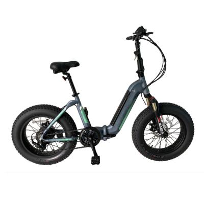 China Aluminum alloy 48v fat tire fat bike 500w big power electric bicycle/1000 watt 20 inch motor e bicycle/high power fat tire electric bike for sale