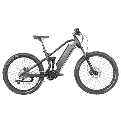 China Aluminum alloy 48V 1000W Bafang ultra ebike mid drive G510 electric bike full suspension for sale