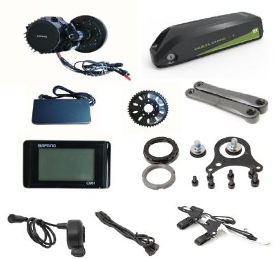 China Bafang 8fun BBSHD 48V-52V normal mid 52V 11.6ah E bike drive 1000W lithium battery complete kit for sale