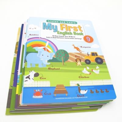 China paper & High Quality New Design Saddle Cardboard Quilting Soft Cover Textbook Printing For Children for sale