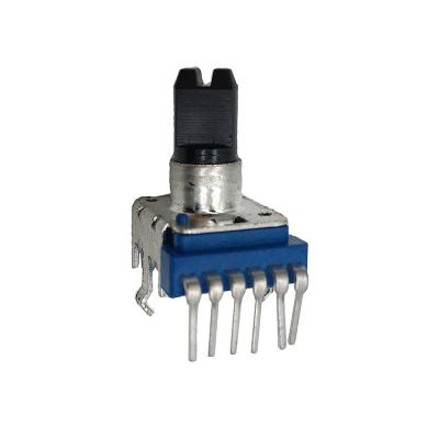 China PC Dual Pin R1116 100K 500K 20K 10K 5 k b105 b102 ohm 11mm Vertical Rotary Potentiometer for sale