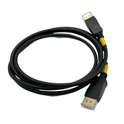 China AUDIO/VIDEO DISPLAYPORT CABLE 1080P MALE to UL20276 6FEET MALE BLACK GOLD FLASH for sale