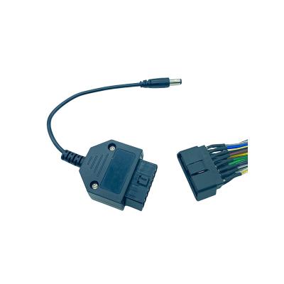 China ON BOARD OBD DIAGNOSTICS QUALITY ASSURANCE FITTED CABLE MALE CONNECTOR AND FEMALE CONNECTOR for sale