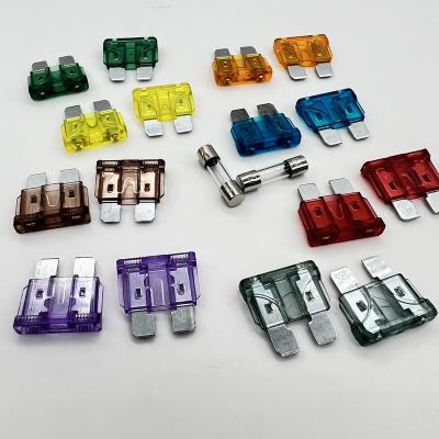 China Automotive High Quality Plug In Car Fast Standard Truck Fuse Blade Melt Auto Fuses for sale