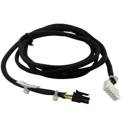 China Chassis Wiring OEM Customized Game Machine Wire Harness Molex Micro Customized 3.0mm to Molex 2.54mm Connector Cable Assembly Nylon Brad for sale