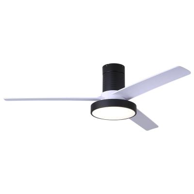 China Modern new design 52inch 3blades led indoor ceiling fans with remote control ceiling fan with light for sale