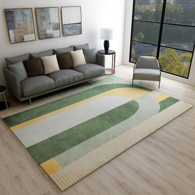 China Non-slip New Design Printed Modern Nordic Living Room Blankets Kids Bedroom Oval Carpet for sale