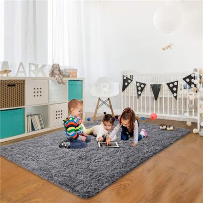 China Anti Slip Faux Fur Rug Custom Modern Living Room Thick Plush Blanket For Bedroom for sale