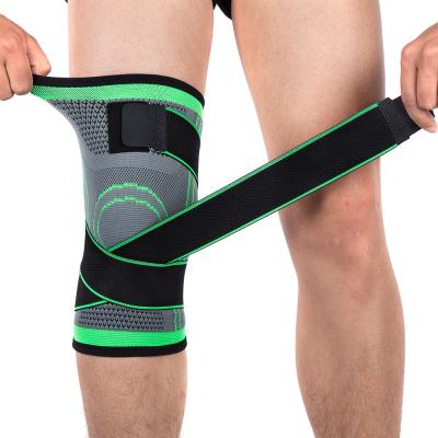 China Breathable Elastic Adjustable Compression Knee Brace Compression Sleeve Knee Support for Arthritis, Sports, Joint Pain for sale