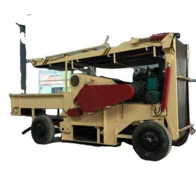 China Quality Wooden Cheap Strong Mobile Diesel Drum Rice Mill Wood Pellet Chipper Machine for sale