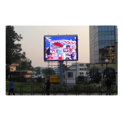 China Full Color Advertising Indoor Pixel HD Outdoor Visual Led Poster Chip Mode Led Video Poster Screen P10 LED Video Display Module for sale