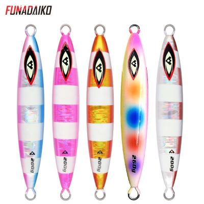 China FUNADAIKO 150g200g260g330g Lead Lead Fishing Lure Metal Lure Hard Slow Pitch Luminous Fishing Lure for sale