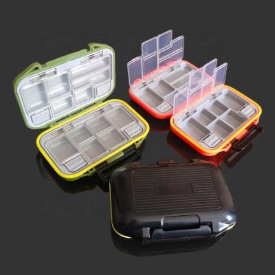 China Outdoor Activities Fishing Lure Hook Boxes Storage Double Sided Small Multifunctional Plastic Hard Lure Fishing Waterproof Lure Box for sale