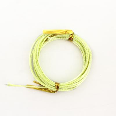 China Bright Good Quality Polyester Yarn With Bright Steel Wire Helper Rope Line Used For DIY Tying Fishhooks for sale