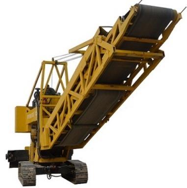 China Material Handling System Mobile Radial Stacker Bulk Telescopic Belt Conveyor For Sale for sale