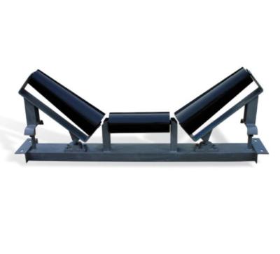 China Material Handling Conveyor System Bulk Belt Conveyor Tapered Self Bearing Idler 89x200mm for sale