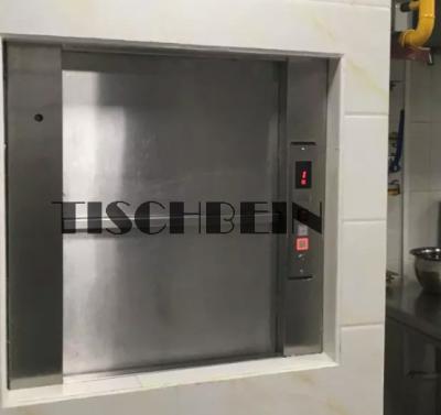 Chine 100 kg 200 kg 0.4 m/s Vitesse Commercial Fenêtre Type PLC Contrôle Dumbwaiter Nourriture Convoyeur Ascenseur Pour Café Bar Blanchisserie à vendre