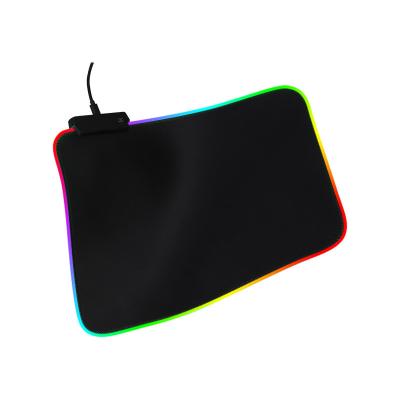 China Non Slip Eco-friendly/Waterproof/Thickening/Large Custom Design RGB Luminous Mousepad Gaming Mat Oversized Glowing USB Waterproof Desk Mat for sale