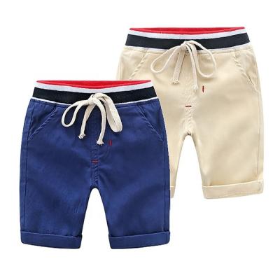 China Wholesale Custom Breathable Boy Pants Cotton Summer Child Clothing Solid Kids Shorts for sale