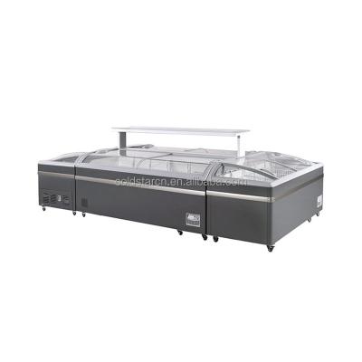 China 800 Liter Single-Temperature Commercial Aht Chest Island Freezer For Frozen Products for sale