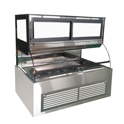 China Single-Temperature Combine Beverage Refrigerated Showcase , Cake Showcase With Drawers for sale